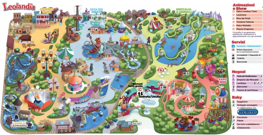 leolandia parco divertimenti le attrazioni