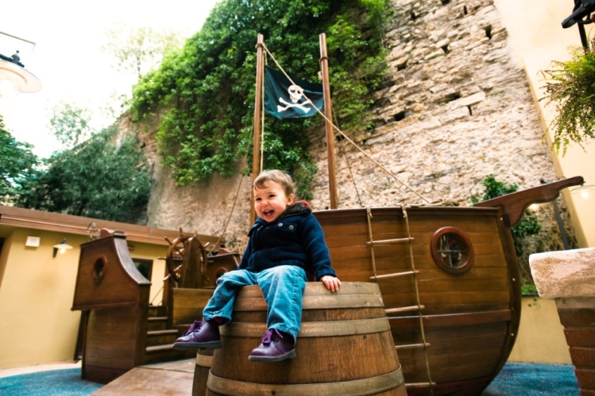 Il giardino dei pirati al Grand Hotel Savoia - Vacanze a Genova con i bambini Il giardino dei Pirati al Grand Hotel Savoia - Vacanze a Genova con i bambini