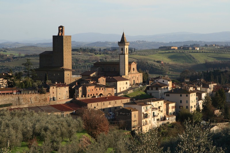 Panorama di Vinci - Toscana con i bambini Vinci - Il paese di Leonardo