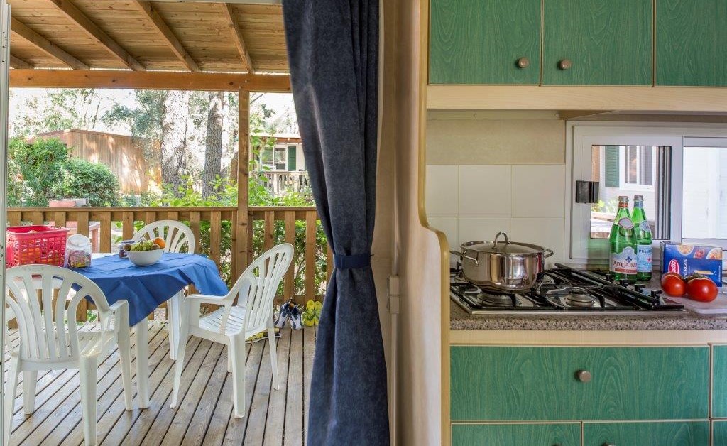 Camping Toscana Bella - Mobile home per famiglie Camping Toscana Bella per famiglie - Mobile home con veranda